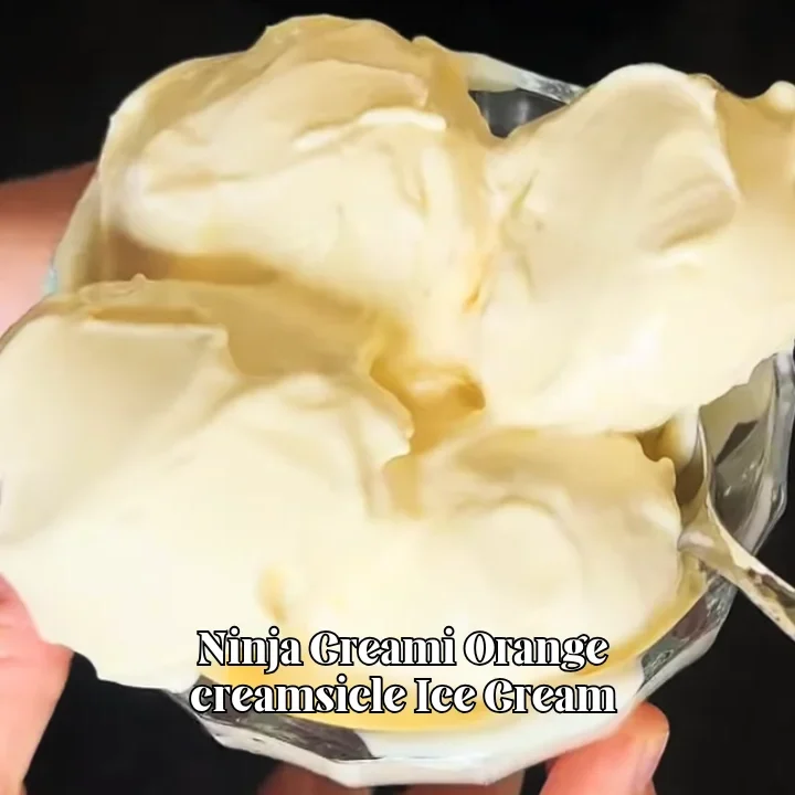 Ninja Creami Orange creamsicle Ice Cream