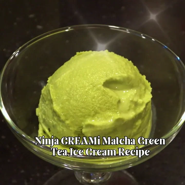 Ninja CREAMi Matcha Green Tea Ice Cream Recipe