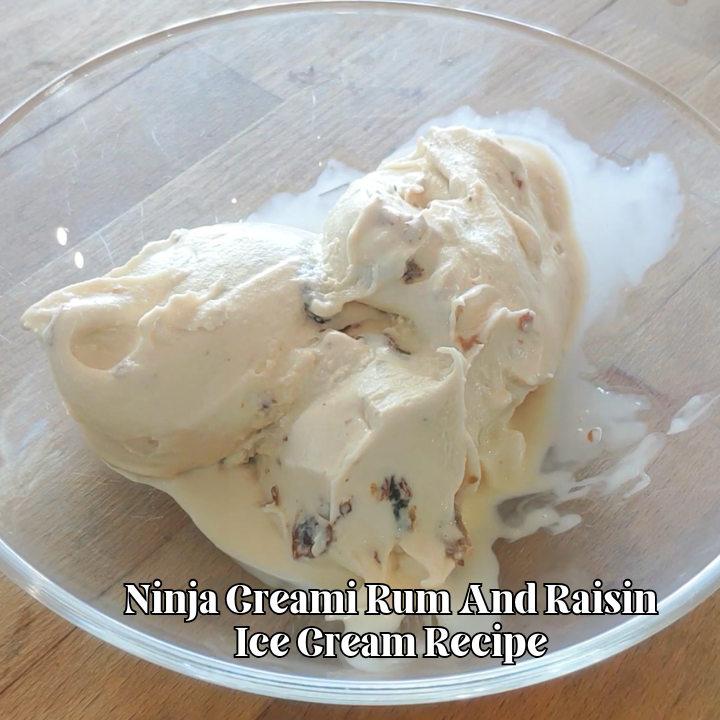 Ninja Creami Rum And Raisin Ice Cream Recipe