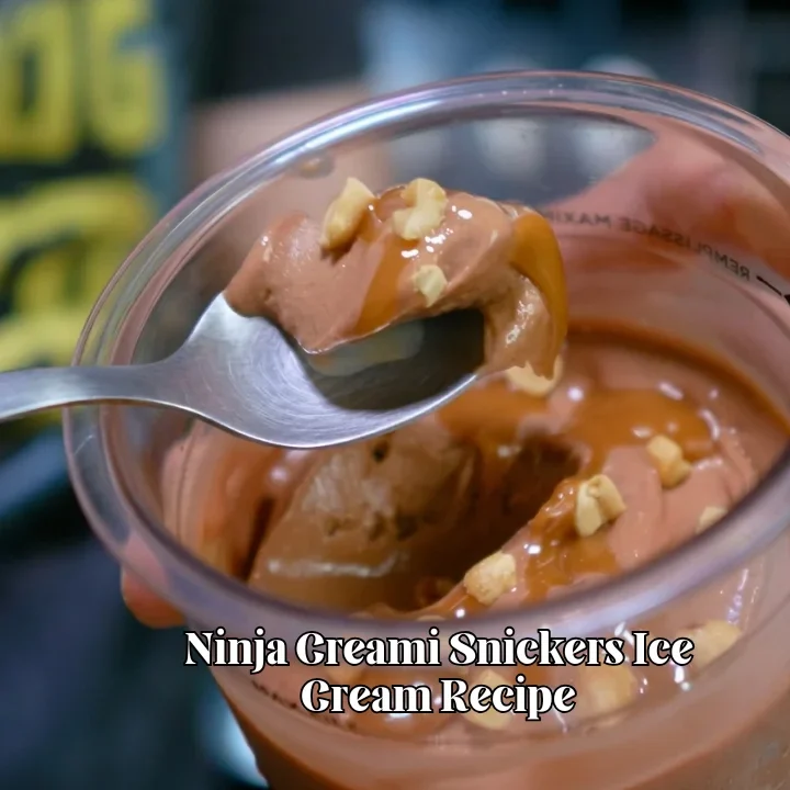 Ninja Creami Snickers Ice Cream Recipe