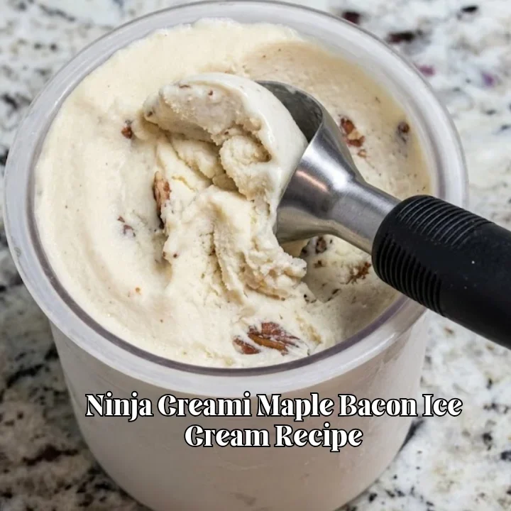 Ninja Creami Maple Bacon Ice Cream Recipe
