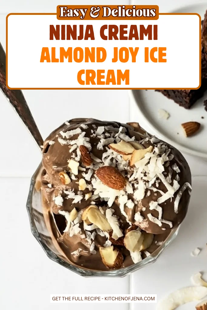 Ninja Creami Almond Joy Ice Cream