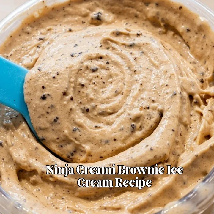Ninja Creami Brownie Ice Cream Recipe