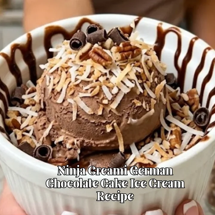Ninja Creami German Chocolate Cake Ice Cream Recipe