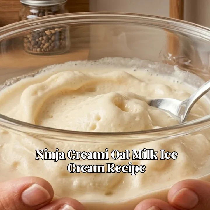Ninja Creami Oat Milk Ice Cream Recipe