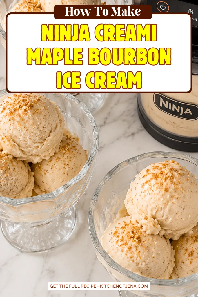 How To Make Ninja Creami Maple Bourbon Ice Cream