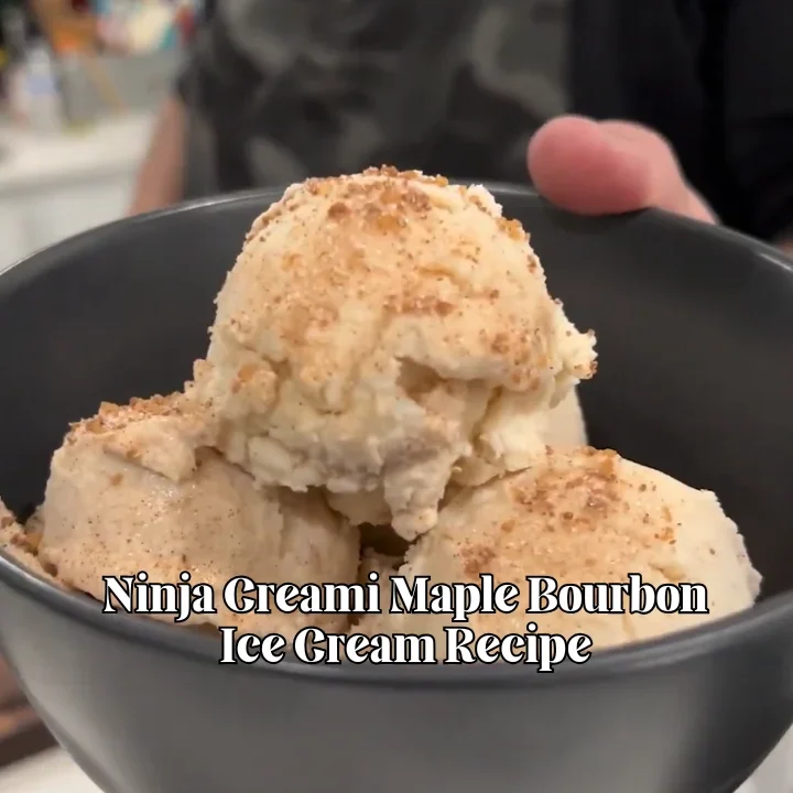 Ninja Creami Maple Bourbon Ice Cream Recipe