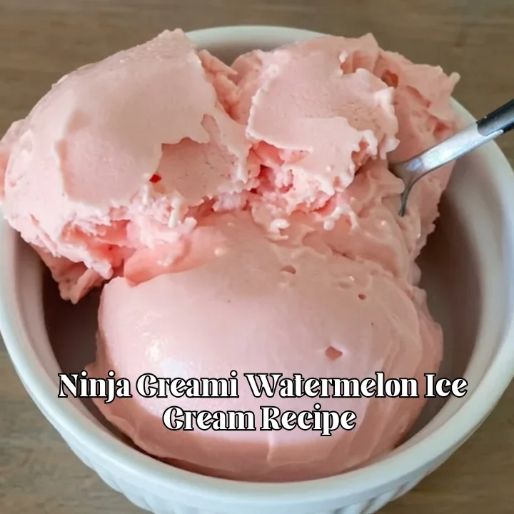 Ninja Creami Watermelon Ice Cream Recipe