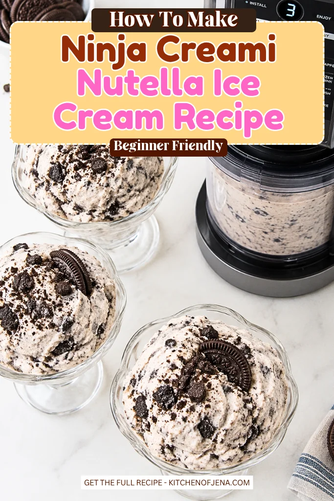 How To Make Ninja Creami Nutella Ice Cream