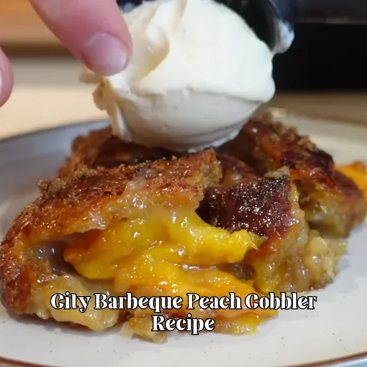 City Barbeque Peach Cobbler Recipe