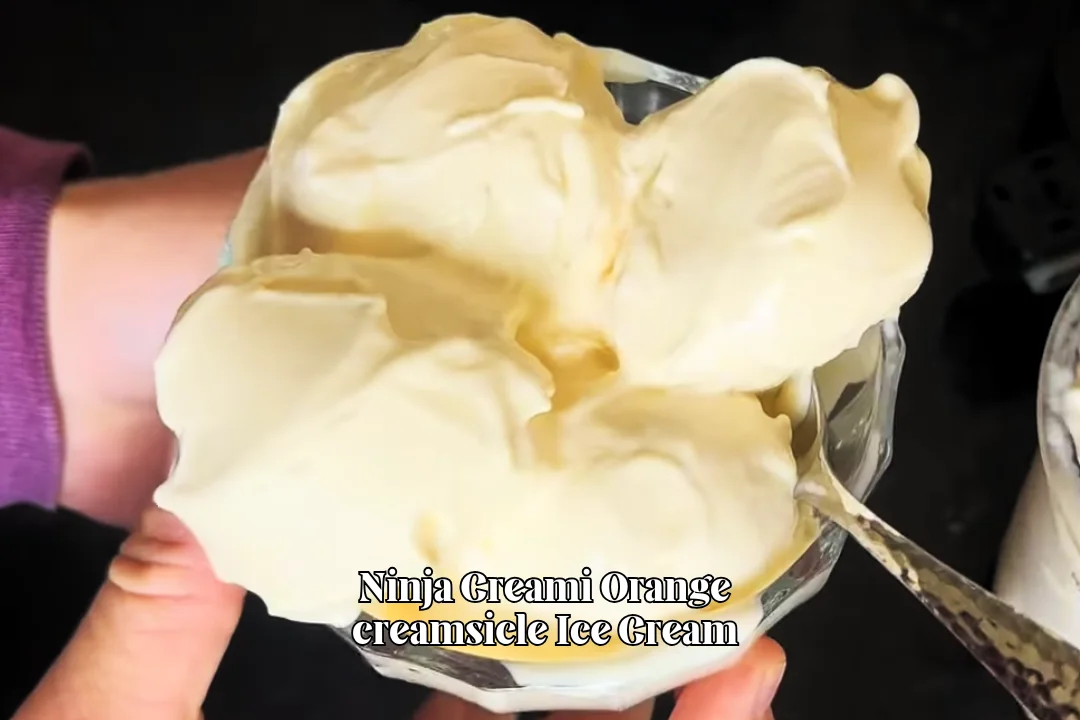 Ninja Creami Orange creamsicle Ice Cream