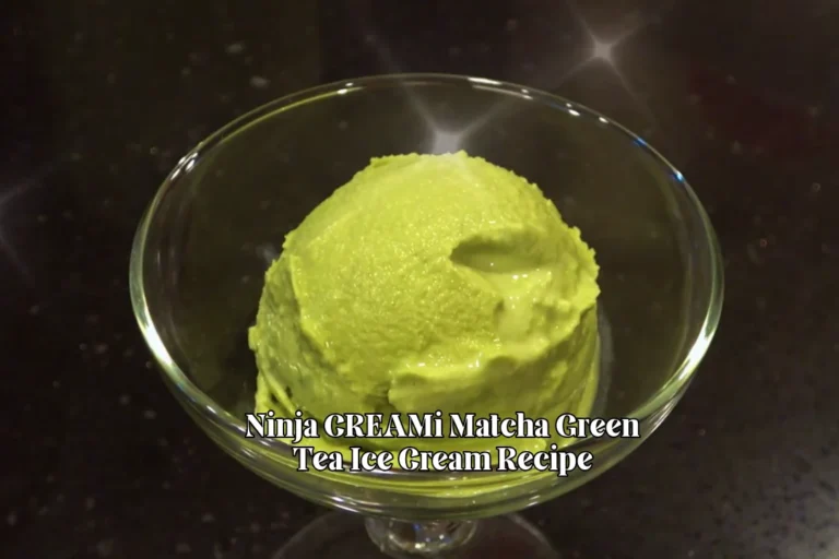 Ninja CREAMi Matcha Green Tea Ice Cream Recipe