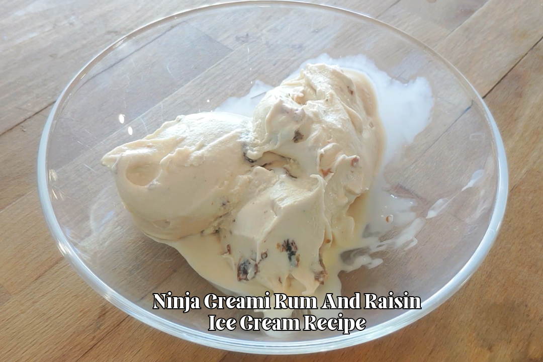 Ninja Creami Rum And Raisin Ice Cream Recipe
