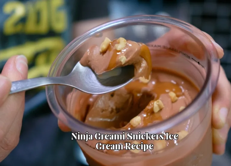 Ninja Creami Snickers Ice Cream Recipe