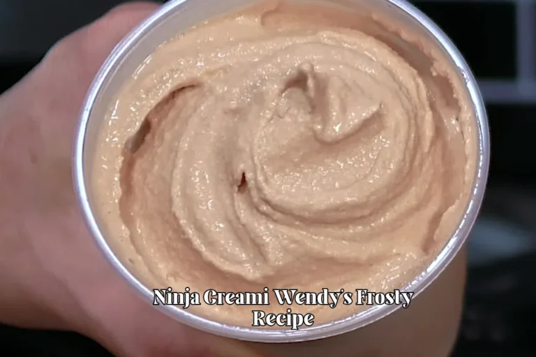 Ninja Creami Wendy's Frosty Recipe