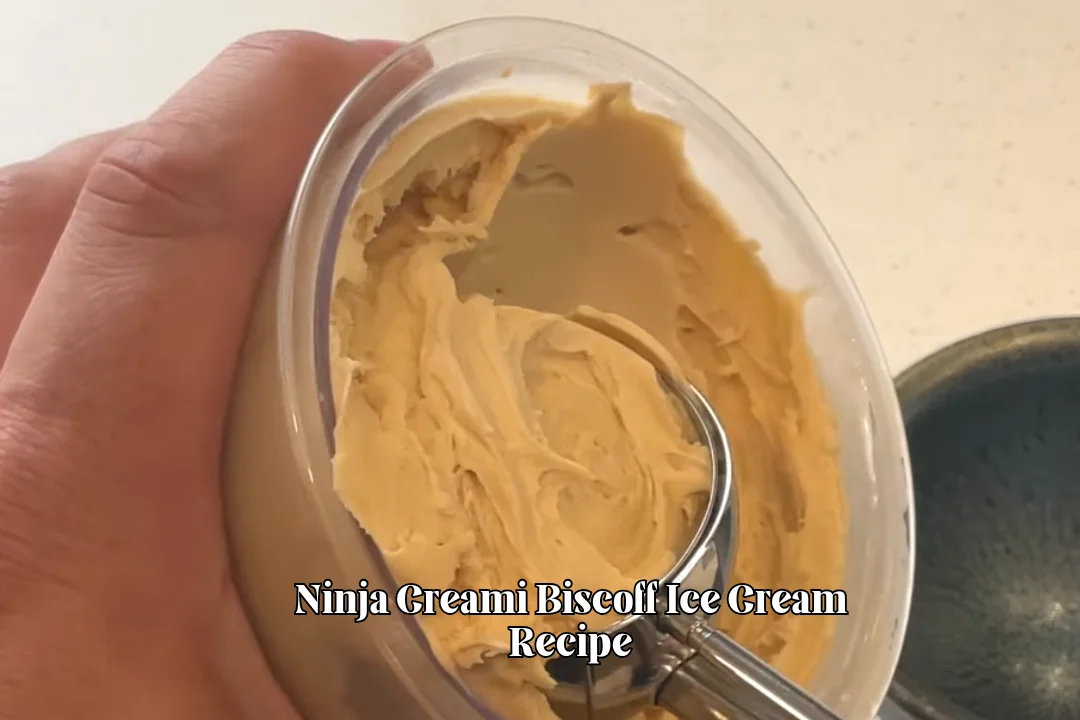 Ninja Creami Biscoff Ice Cream Recipe