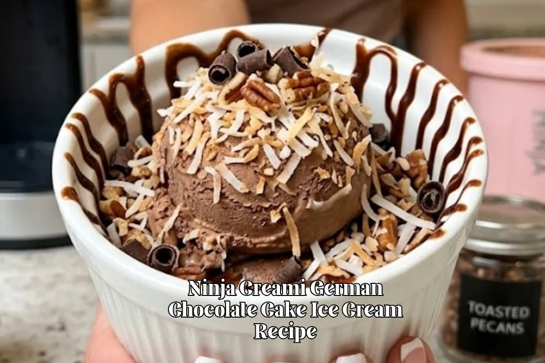 Ninja Creami German Chocolate Cake Ice Cream Recipe