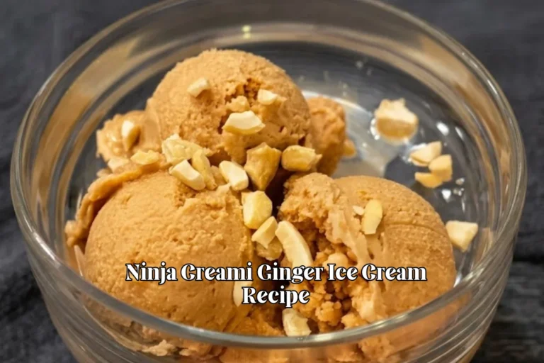 Ninja Creami Ginger Ice Cream Recipe