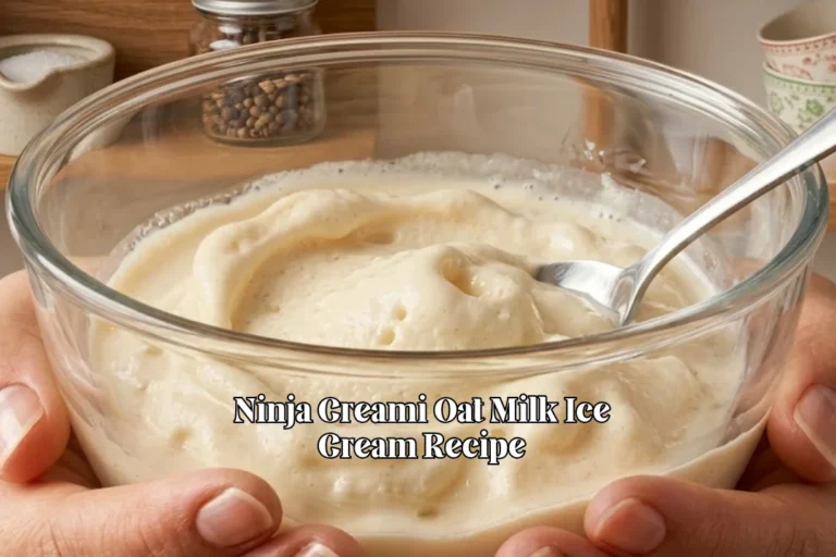 Ninja Creami Oat Milk Ice Cream Recipe
