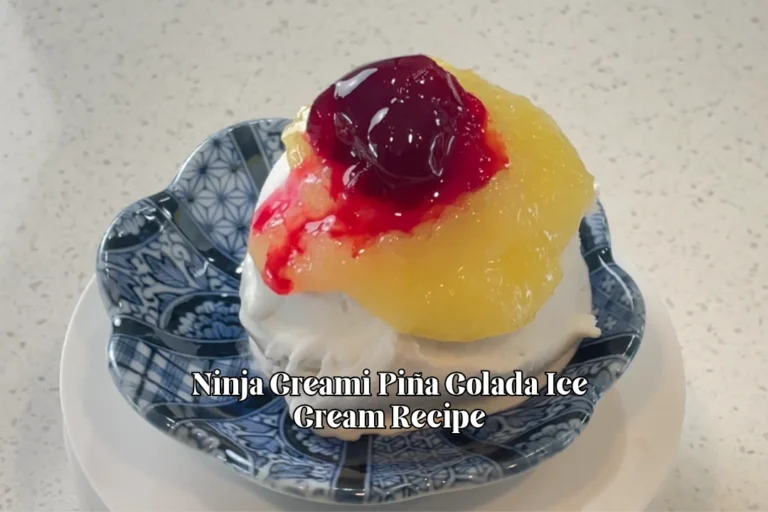 Ninja Creami Piña Colada Ice Cream Recipe