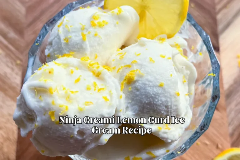 Ninja Creami Lemon Curd Ice Cream Recipe