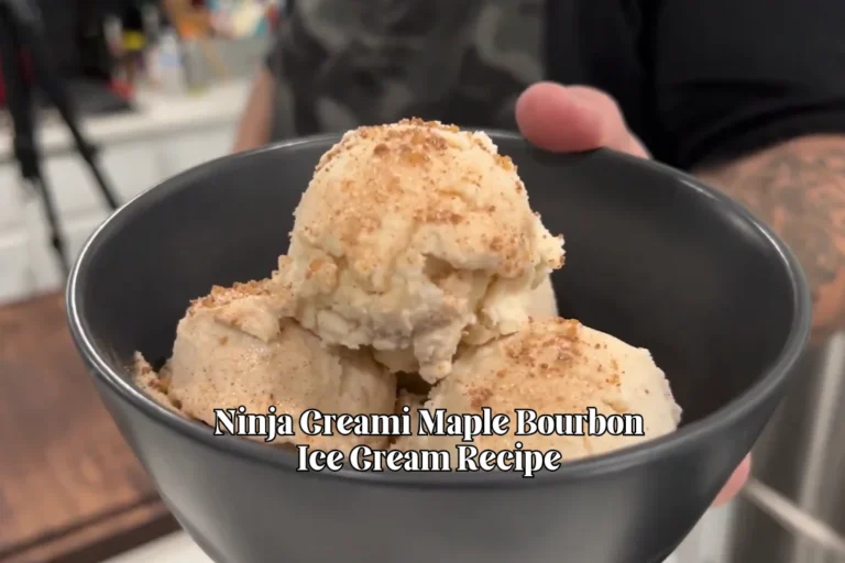 Ninja Creami Maple Bourbon Ice Cream Recipe