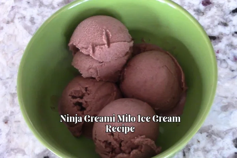 Ninja Creami Milo Ice Cream Recipe