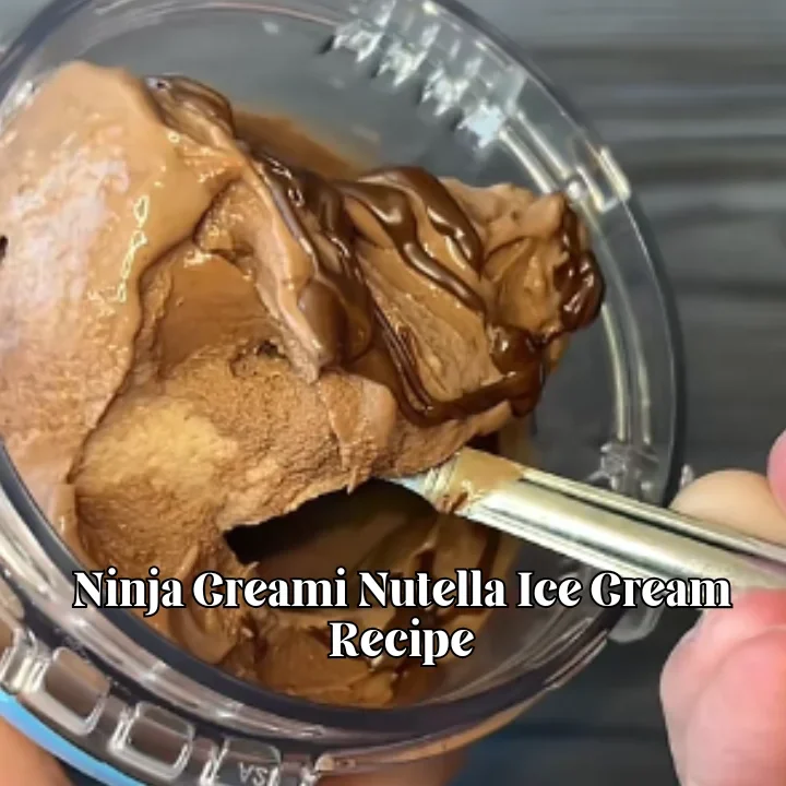 Ninja Creami Nutella Ice Cream Recipe