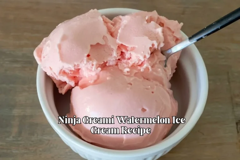 Ninja Creami Watermelon Ice Cream Recipe