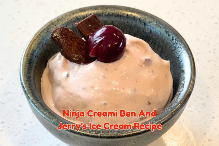 Ninja Creami Ben And Jerrys Ice Cream Recipe
