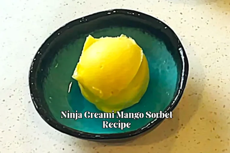 Ninja Creami Mango Sorbet Recipe