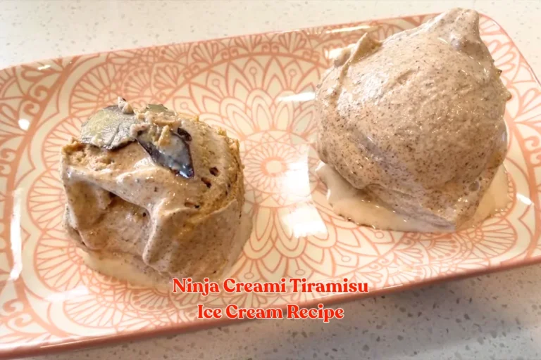 Ninja Creami Tiramisu Ice Cream Recipe